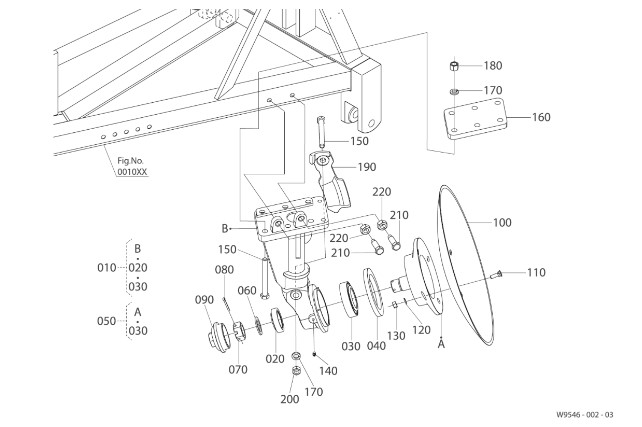 Arm disc front